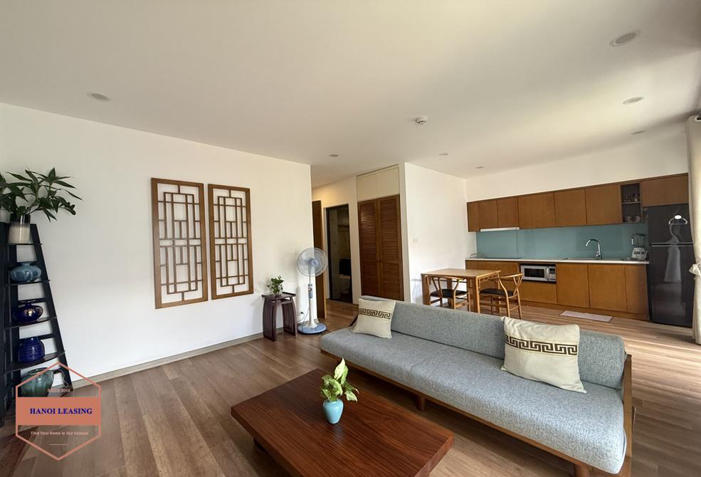 Bright one bedroom for rent in alley 31 Xuan dieu st, Tay Ho