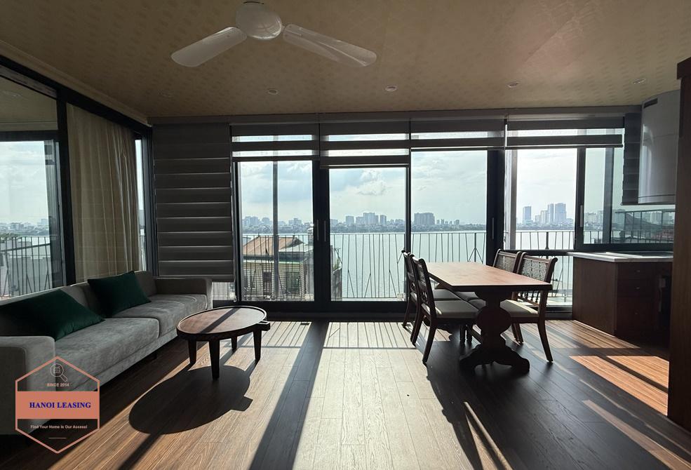 Lake view 2 bedrooms apartment for rent in alley 50 Dang Thai Mai st, Tay Ho Lake view 2 bedrooms apartment for rent in alley 50 Dang Thai Mai st, Tay Ho