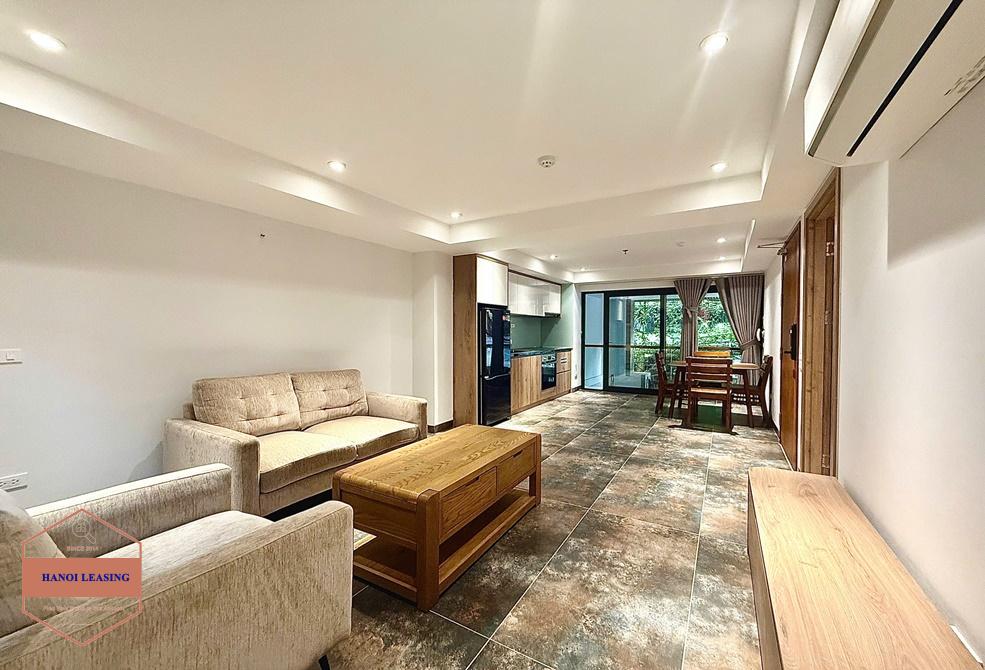 Style one bedroom apartment (2nd floor) with modern furnitures and equipments for rent in Qang Khanh st, Tay Ho