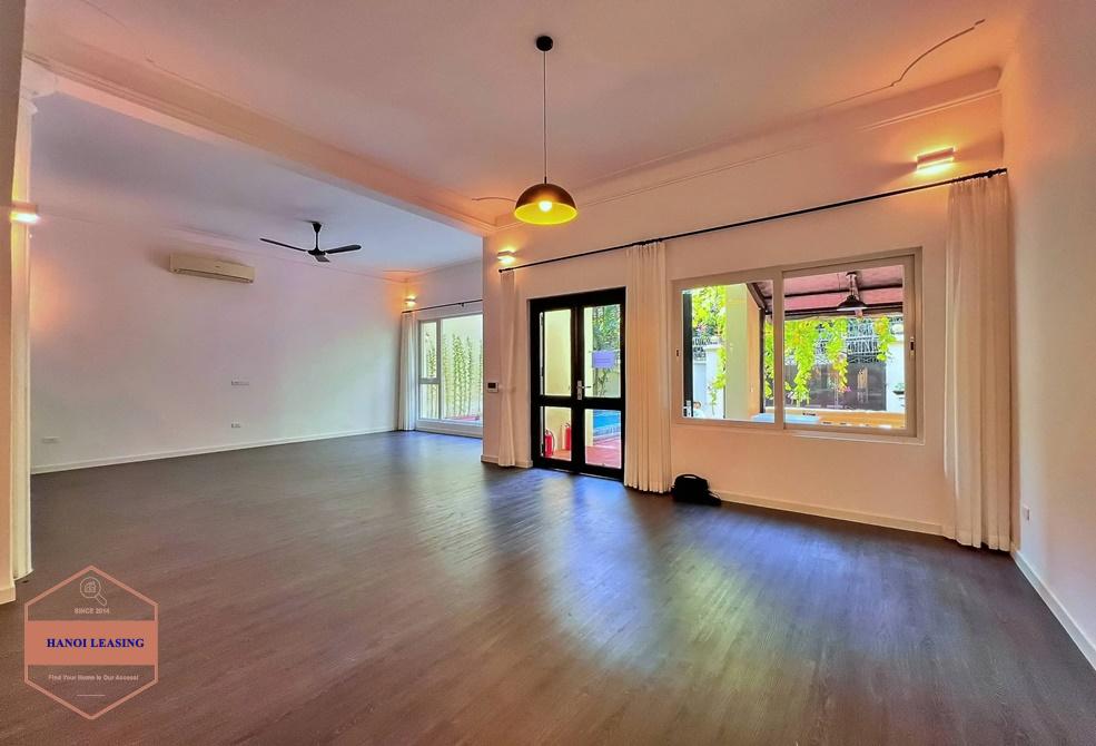 Spacious house with swimming pool for rent in Tay Ho, Hanoi Spacious house with swimming pool for rent in Tay Ho, Hanoi