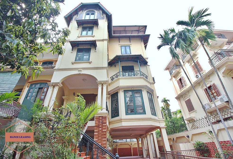 Spacious house with outdoor pool for rent in To Ngoc Van st, Tay Ho