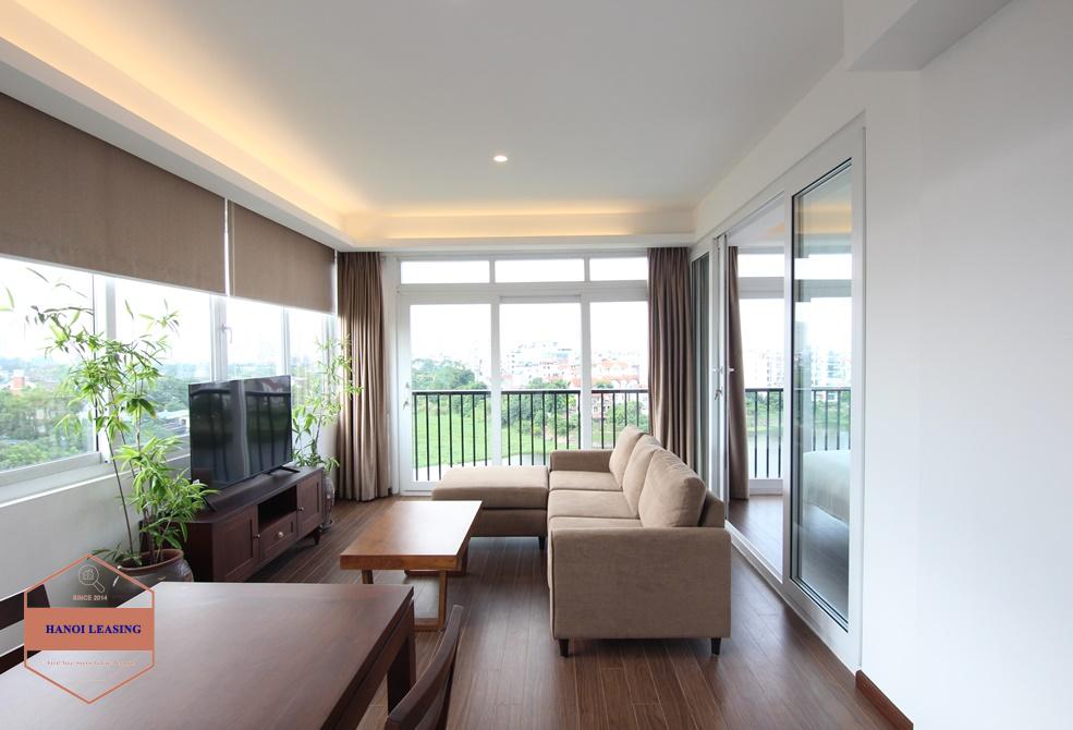 Lake view 01 bedrooms apartment with stunning view for leasing in Tay Ho area