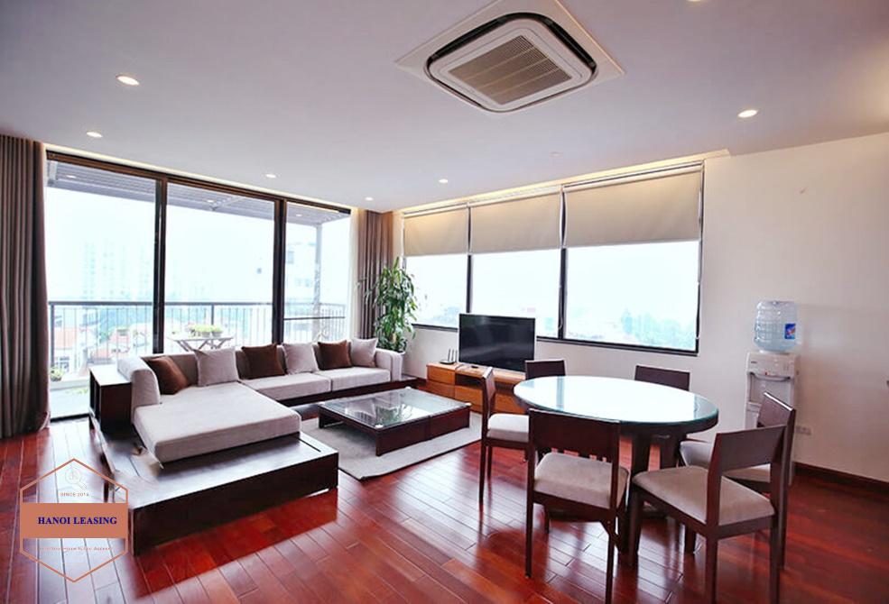 Modern and bright apartment for rent in Tay Ho st, Quang An ward