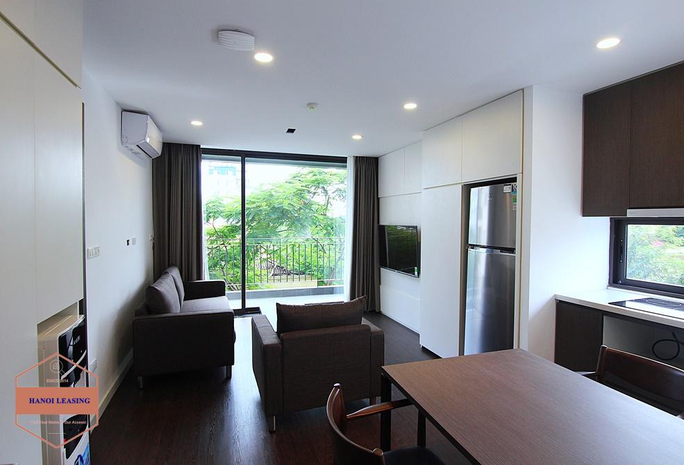 A modern 1 bedroom apartment with big balcony in To Ngoc Van, Tay Ho
