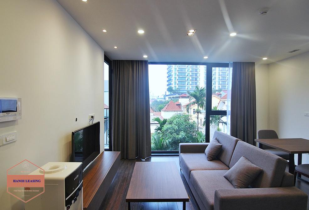 A well-desigend one bedroom apartment for rent in To Ngoc Van, Tay Ho