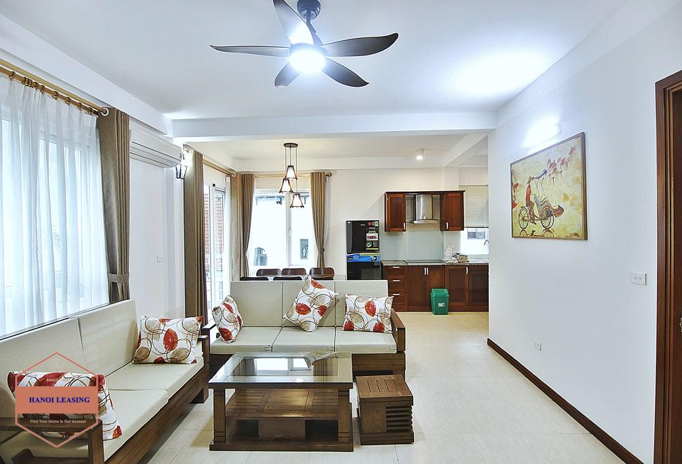 Bright 2 bedrooms apartment for rent in Tay Ho, Hanoi