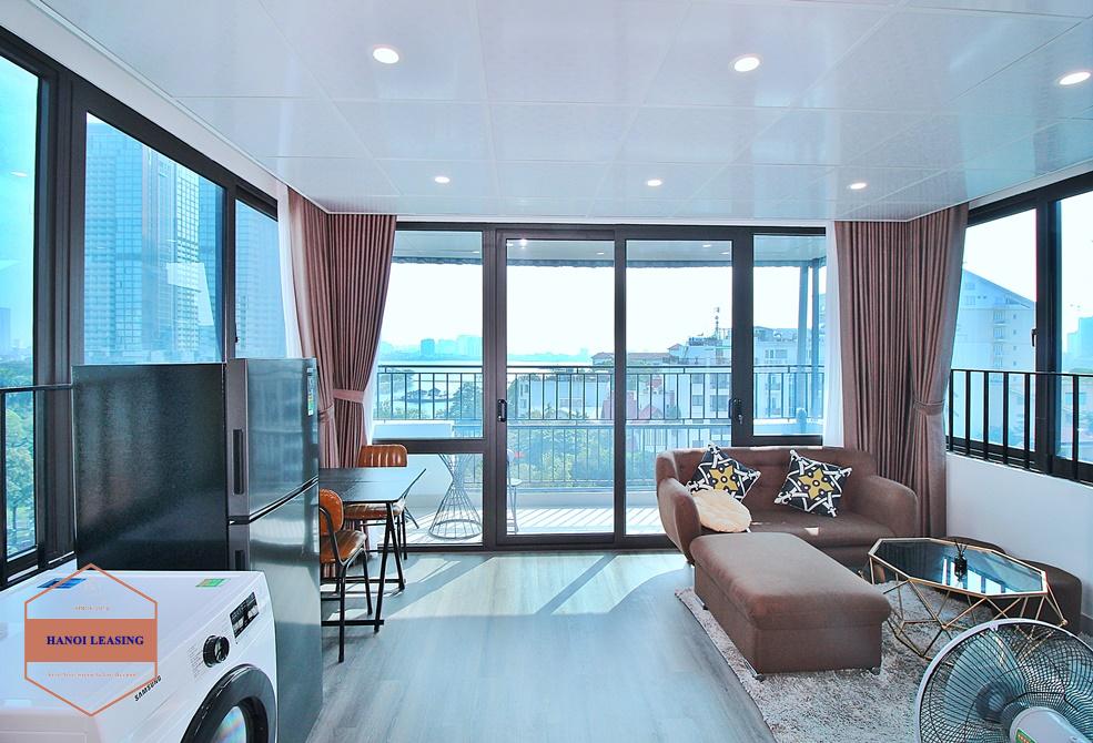 Apartment on 8th floor with 1 bedroom for rent on To Ngoc Van street