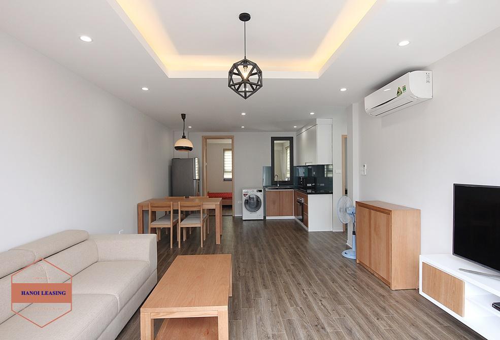Natural light, big balcony- one bedroom apartment for rent in Tay Ho, Hanoi