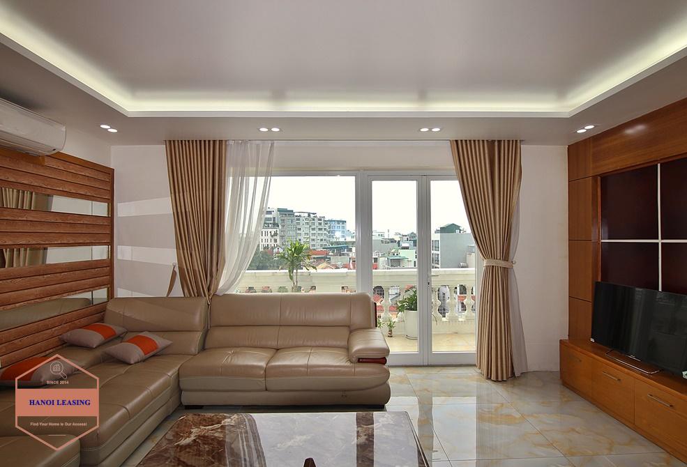 A top floor 2 bedroom apartment for rent in To Ngoc Van, Tay ho, Ha noi