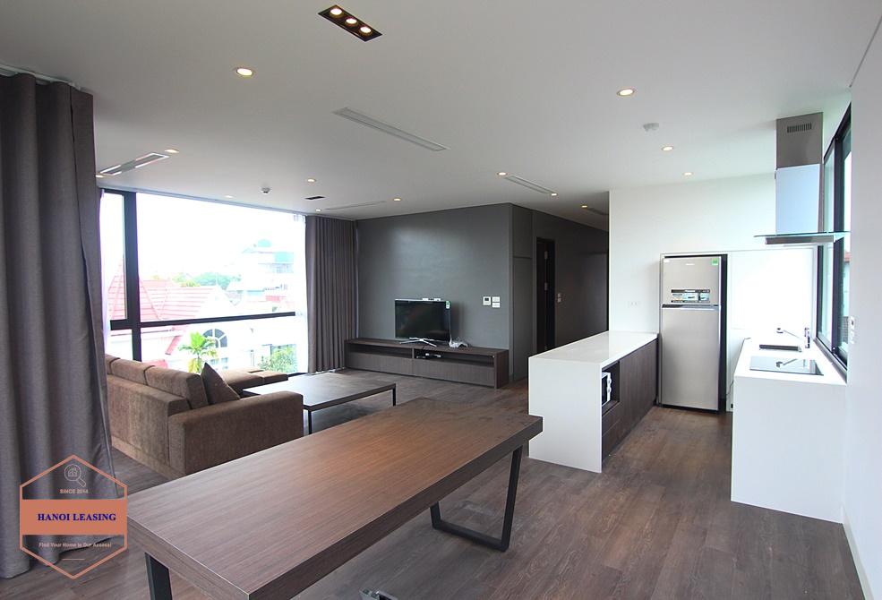 Beautiful and modern apartment with 2 bedrooms for rent in To Ngoc Van st, Tay Ho district