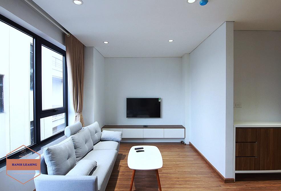 Bright and new apartment with 1 bedroom for rent in Tay Ho, Hanoi