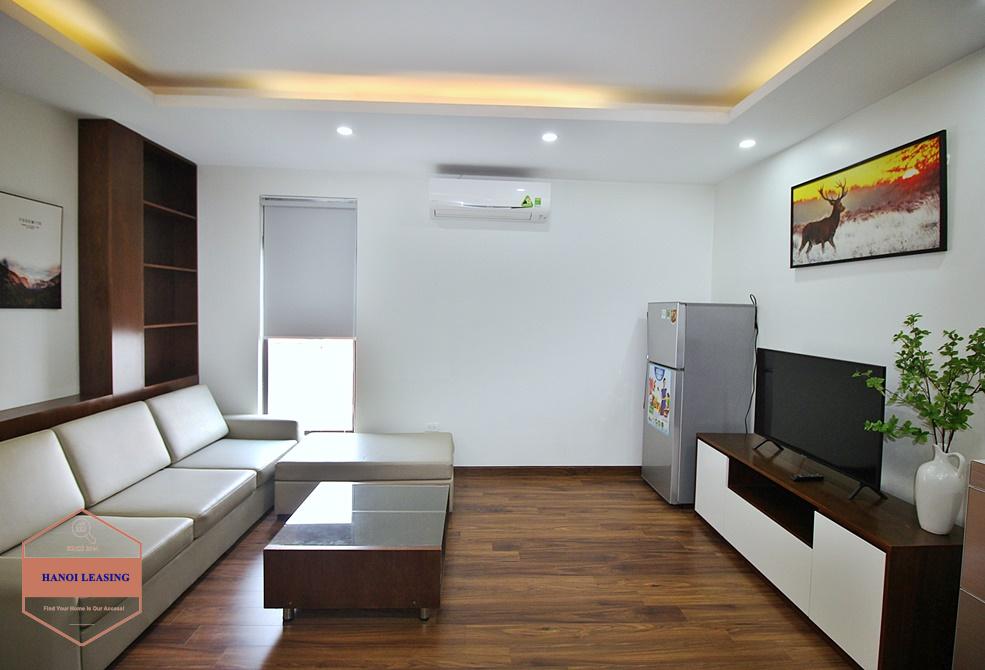 Brand new and modern 2 bedrooms apartment for rent in To Ngoc Van st, Tay Ho area.