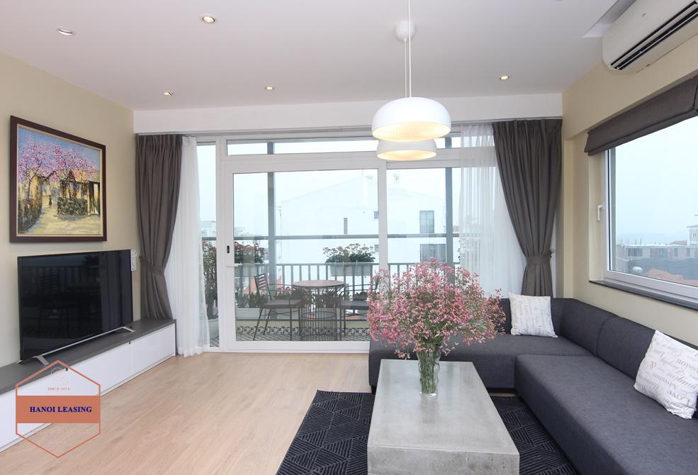 Stunning apartment for rent in the heart of Tay Ho, Hanoi with modern design