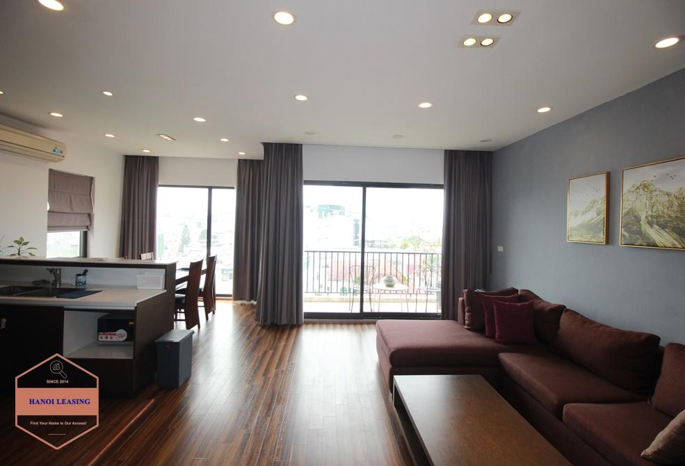 An apartment for rent on To Ngoc Van street with luxurious design and extremely spacious.