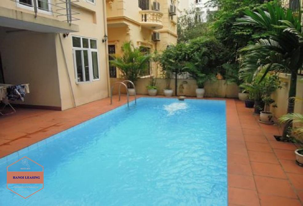 A beautiful French style villa for rent in Tay Ho District