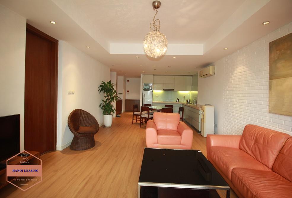Big two bedrooms apartment for rent in Tay Ho street, Tay Ho district, Ha Noi