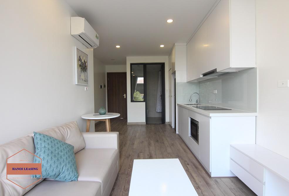 An elegant and modern 1 bedroom apartment for rent on To Ngoc Van street