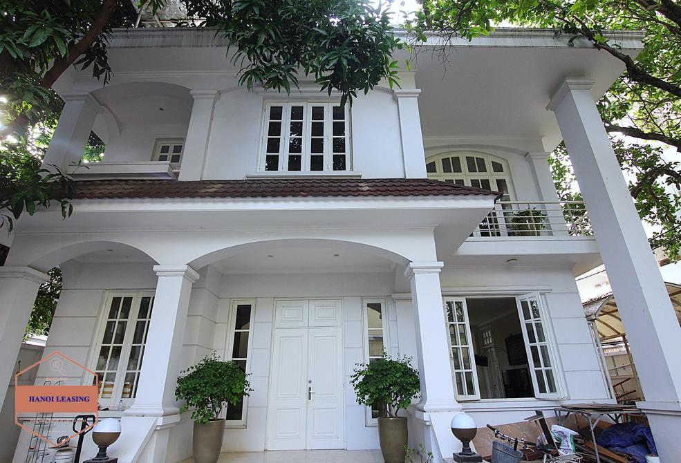 An elegant and high-end villa with a big yard for rent in Tay Ho area.