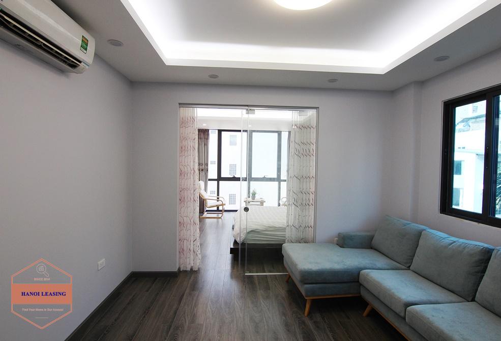 A brand new one bedroom apartment for rent in Tay Ho area.