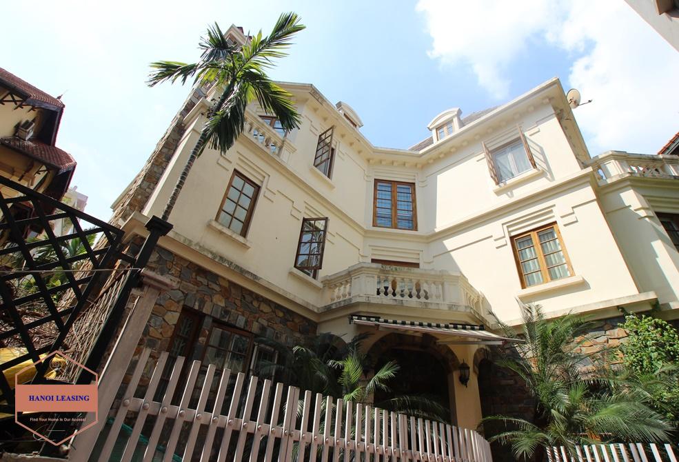 Stunning villa with large yard and garden in To Ngoc Van st, Tay Ho, Hanoi