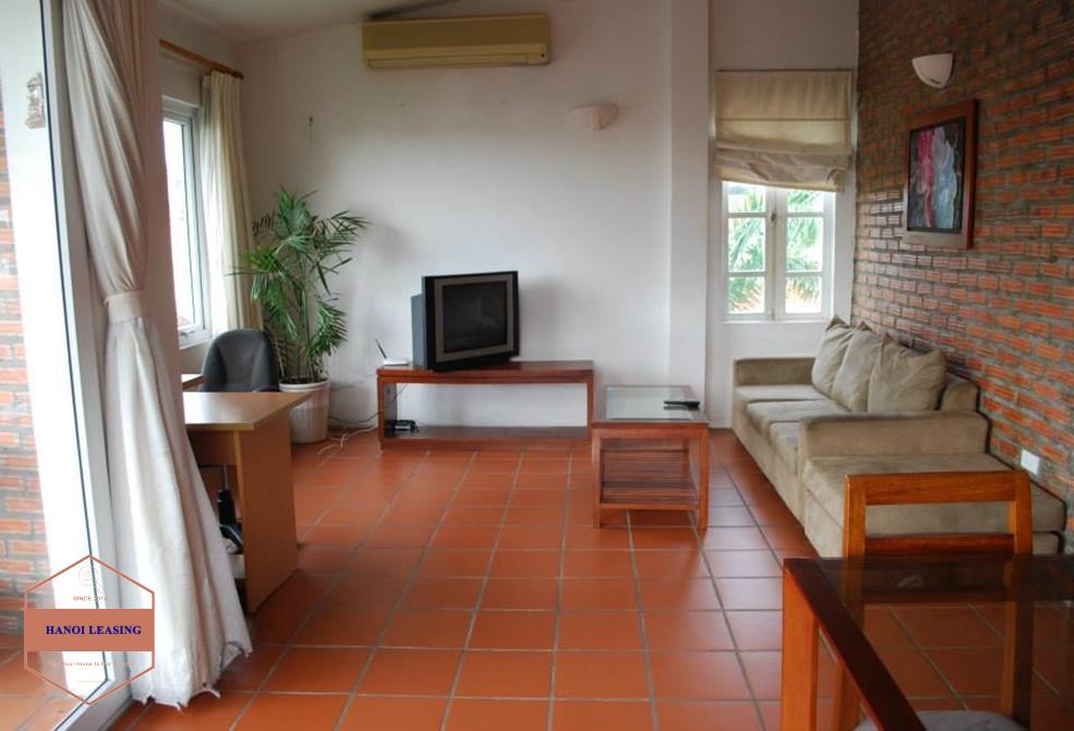 Two bed balcony apartment for rent on To Ngoc Van, Tay Ho, Hanoi