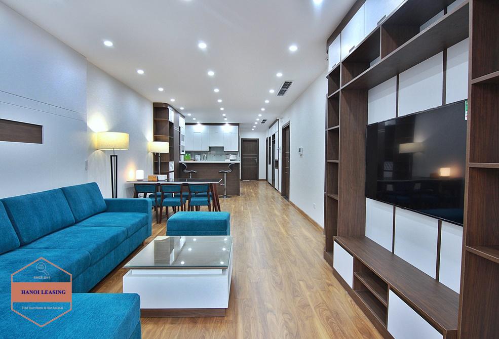 A brand new and modern 3 bedroom apartment for rent in Tay Ho str