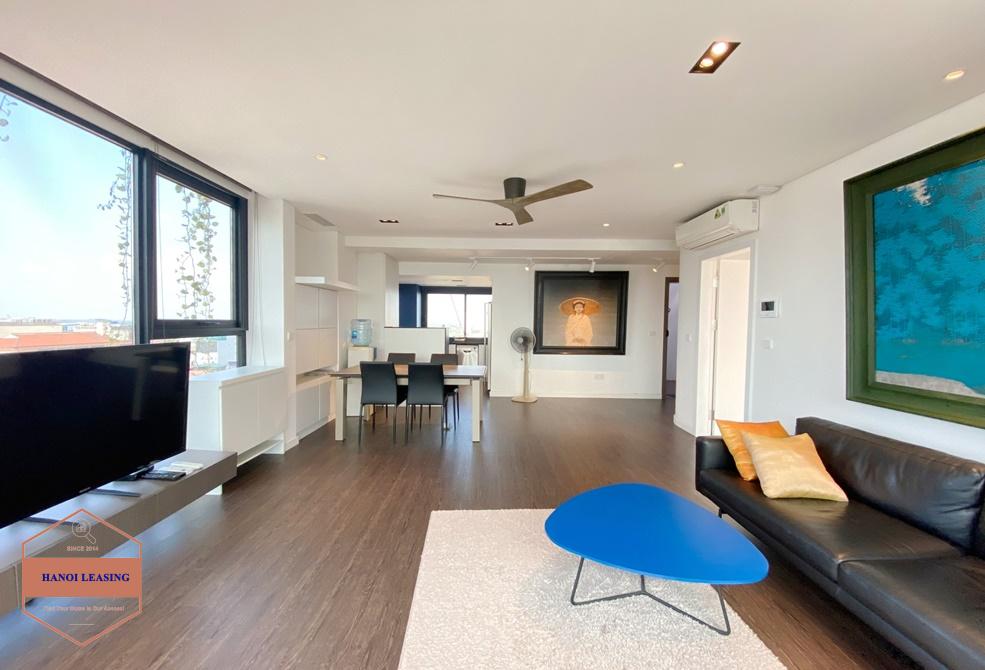 High- end 1 bed apartment with lake view for rent in To Ngoc Van street, Tay Ho
