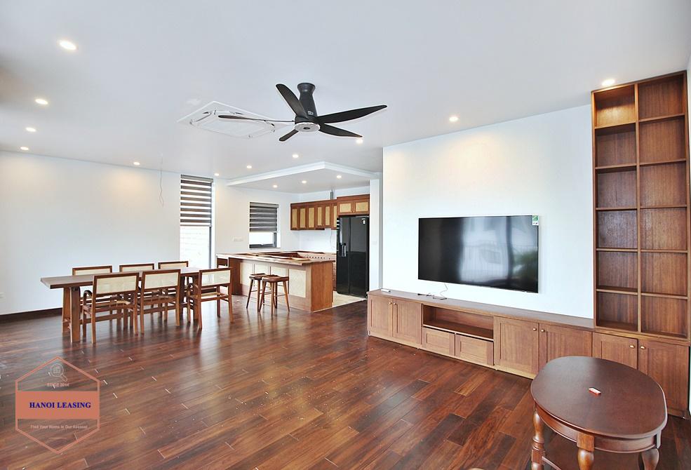 Brand new and Japanese style with 3 beds apartment for rent in Dang Thai Mai area, Tay Ho