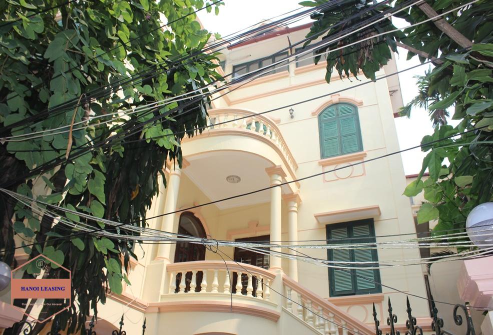 Semi furnished house for rent in Dang Thai Mai, Tay Ho, Hanoi