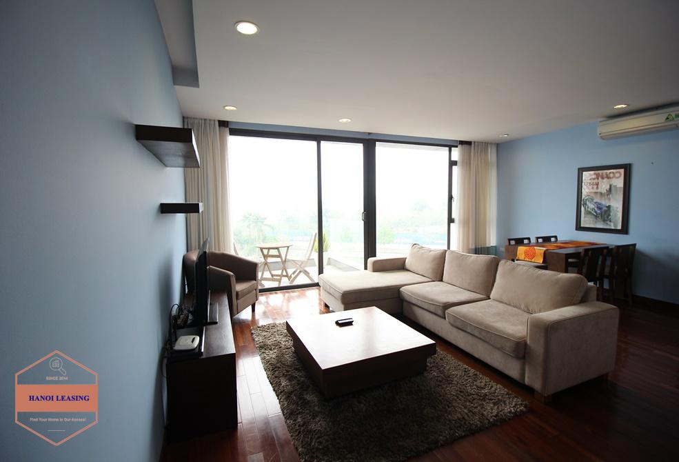 Lakeside lovely apartment for rent in Tay Ho, Hanoi