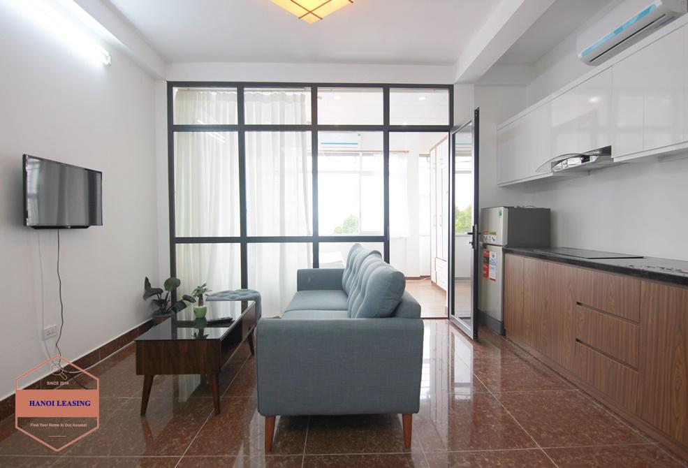 High floor with little lakeview apartment for rent in Tay Ho