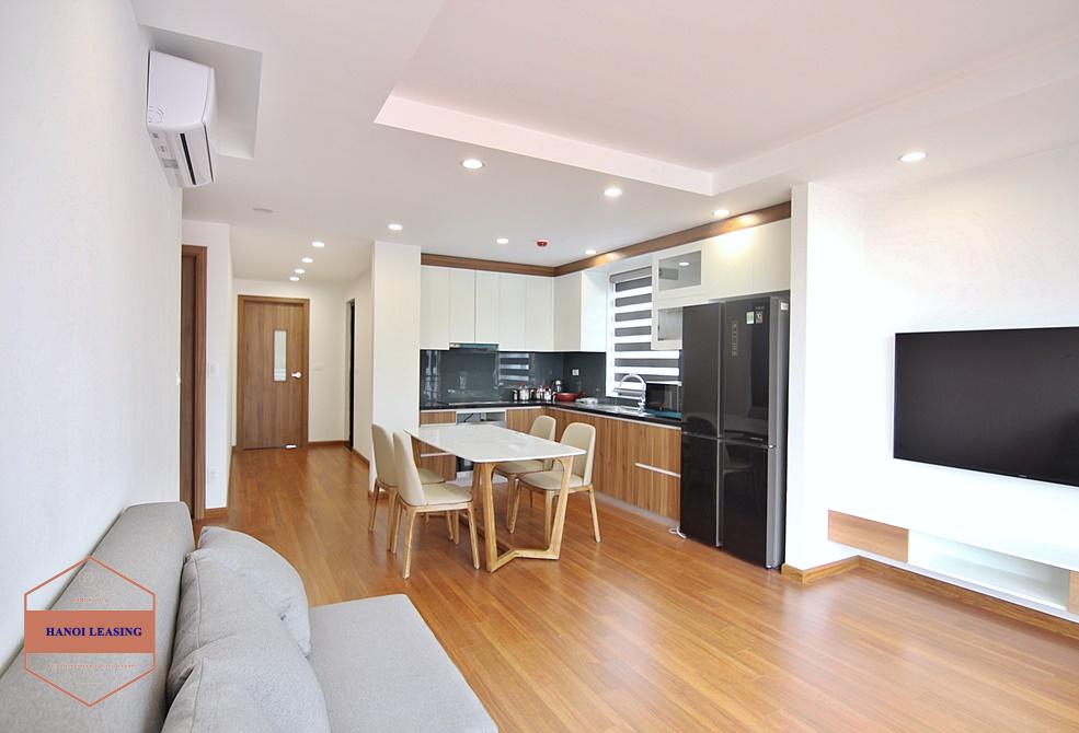 Beautiful and brightly 3 bedrooms apartment for rent in Dang Thai Mai, Tay Ho, Hanoi