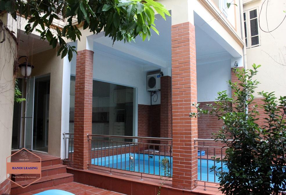 Nice house with swimming pool for rent in Tay Ho district