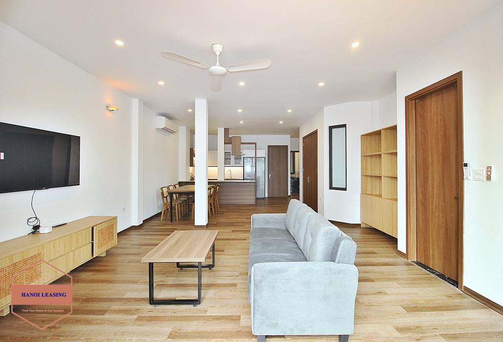 A newly 3 bedrooms apartment for rent in Dang Thai Mai, Tay Ho, Hanoi