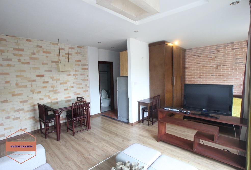 Bright apartment for rent in Dang Thai Mai st, fully furnished