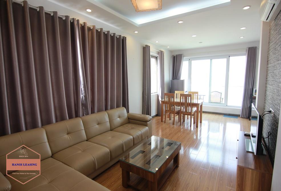 Penthouse apartment with huge balcony for rent in Tay Ho, Hanoi