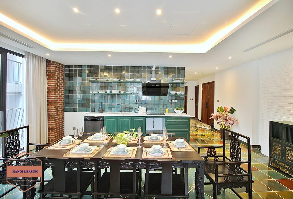 An unique and strange style 4 bedrooms apartment for rent in Dang Thai Mai, Tay Ho, Hanoi An unique and strange style 4 bedrooms apartment for rent in Dang Thai Mai, Tay Ho, Hanoi