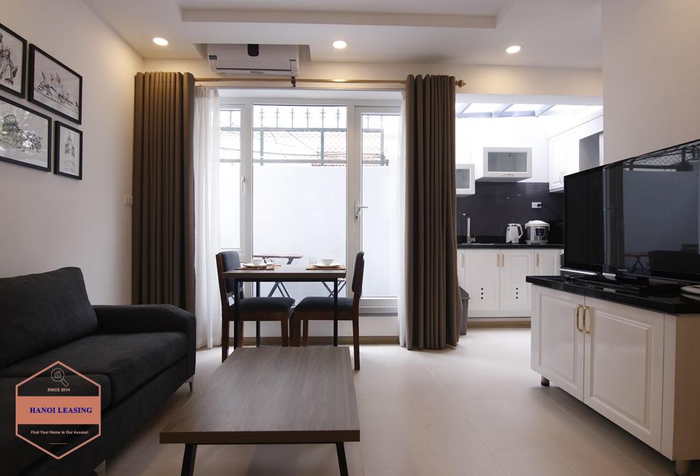 Brandnew ground floor apartment for rent in Tay Ho, close to Westlake