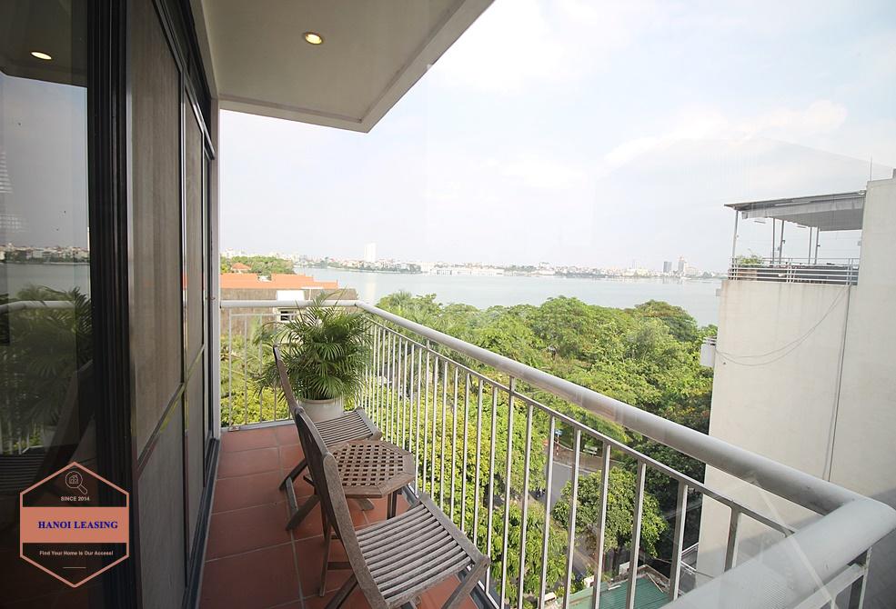 Splendid three bedroom apartment to rent in Tay Ho with balcony and views of Westlake Splendid three bedroom apartment to rent in Tay Ho with balcony and views of Westlake