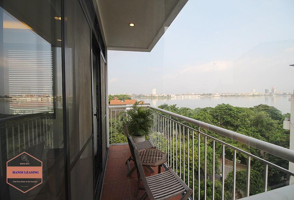 Splendid three bedroom apartment to rent in Tay Ho with balcony and views of Westlake Splendid three bedroom apartment to rent in Tay Ho with balcony and views of Westlake