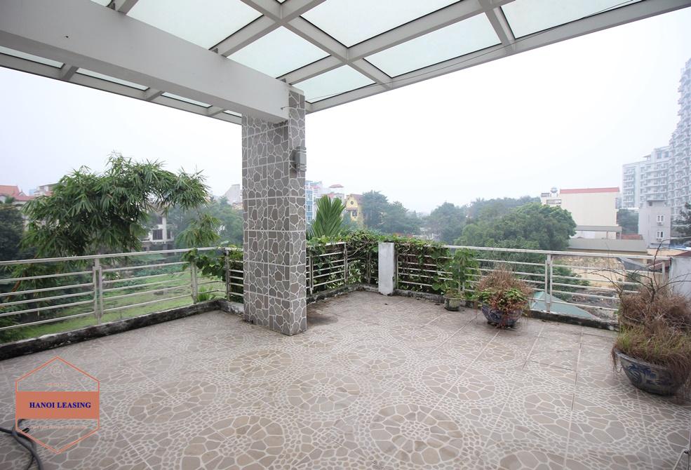 A beautiful house with backyard and terrace for rent in Tay Ho, Hanoi A beautiful house with backyard and terrace for rent in Tay Ho, Hanoi