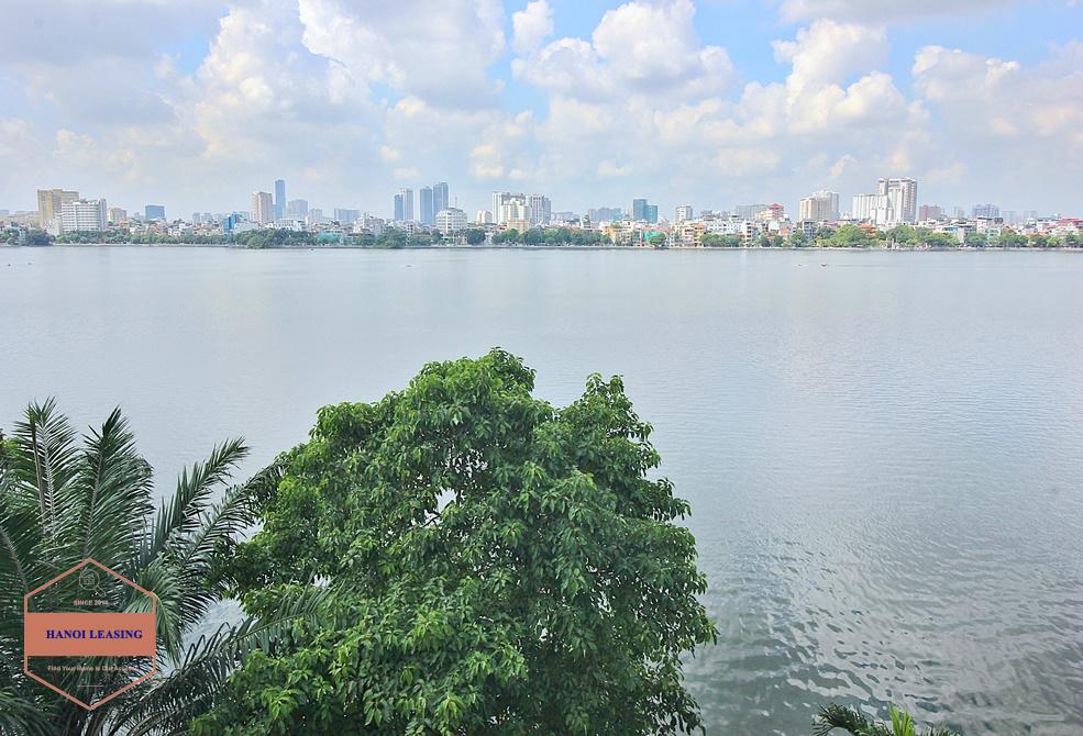 Lake view unfurnished house for rent in Dang Thai Mai, Tay Ho Lake view unfurnished house for rent in Dang Thai Mai, Tay Ho