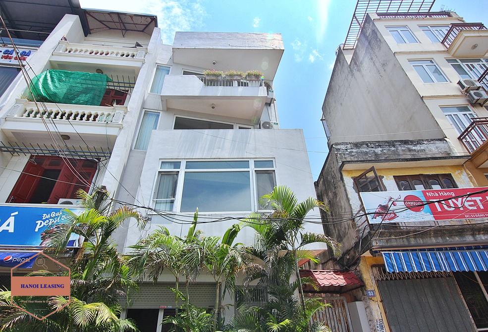 Lake view and unfurniture house for rent in Tay Ho area