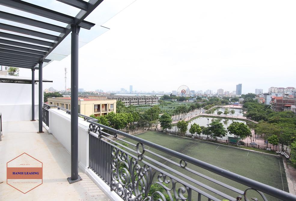 Big balcony apartment for rent in Trinh Cong Son st, Tay Ho Distr Big balcony apartment for rent in Trinh Cong Son st, Tay Ho Distr