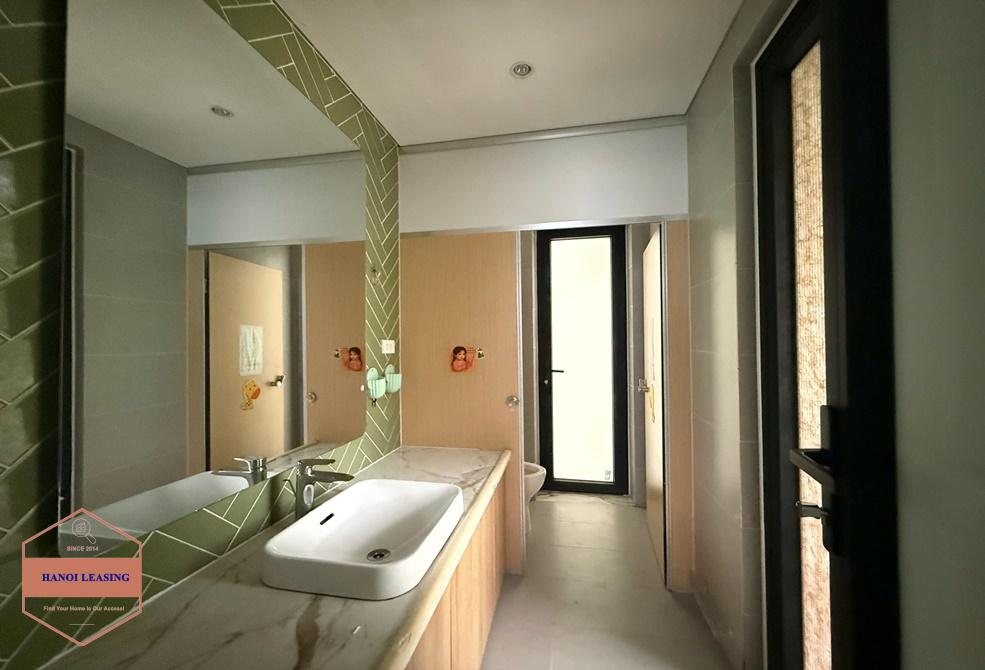 Bright house with huge garden for rent in An Duong, Tay Ho Bright house with huge garden for rent in An Duong, Tay Ho