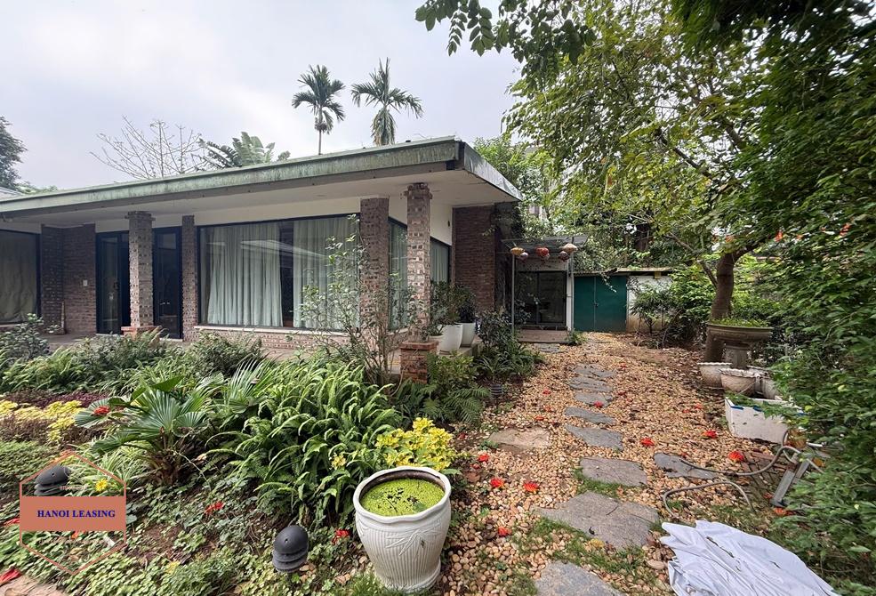Bright house with huge garden for rent in An Duong, Tay Ho Bright house with huge garden for rent in An Duong, Tay Ho