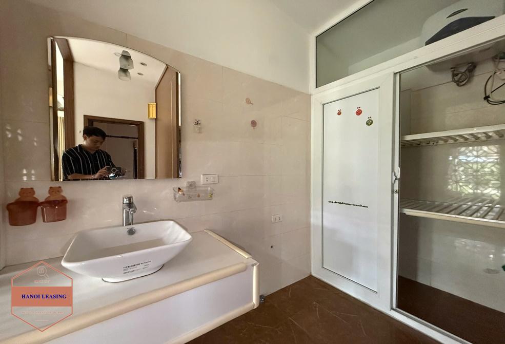 Bright house with huge garden for rent in An Duong, Tay Ho Bright house with huge garden for rent in An Duong, Tay Ho