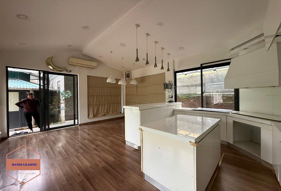 Bright house with huge garden for rent in An Duong, Tay Ho Bright house with huge garden for rent in An Duong, Tay Ho