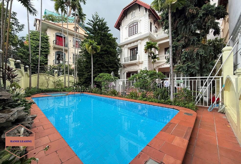 Swimming pool - House for rent in To Ngoc Van st, Tay Ho